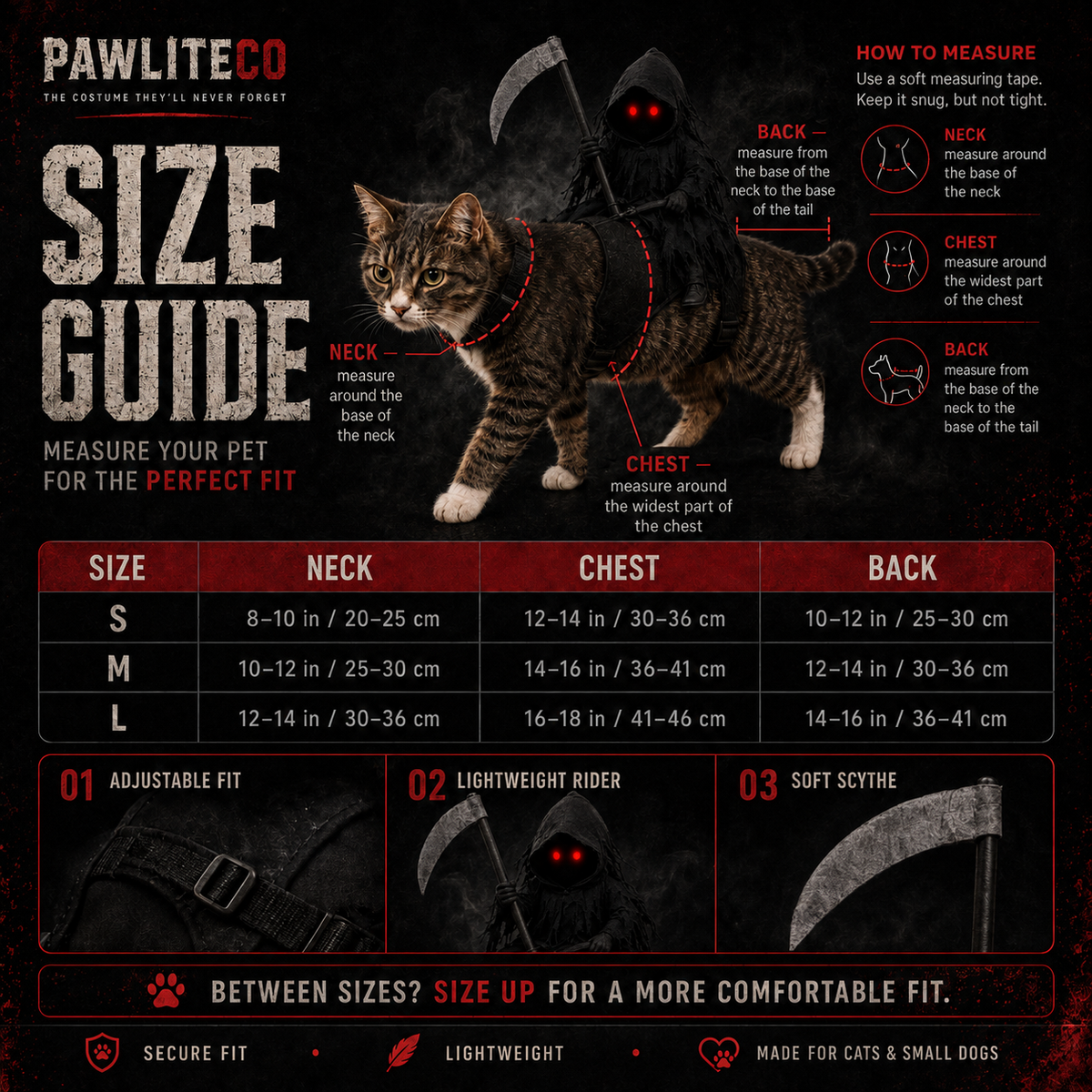 Grim Reaper Rider Pet Costume