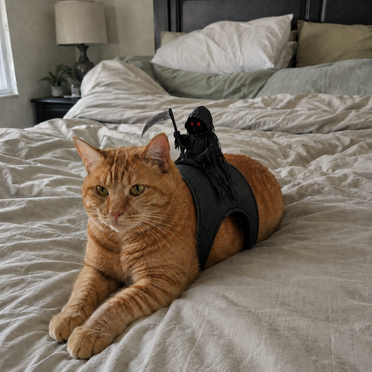 Grim Reaper Rider Pet Costume