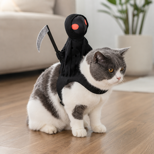 Grim Reaper Rider Pet Costume