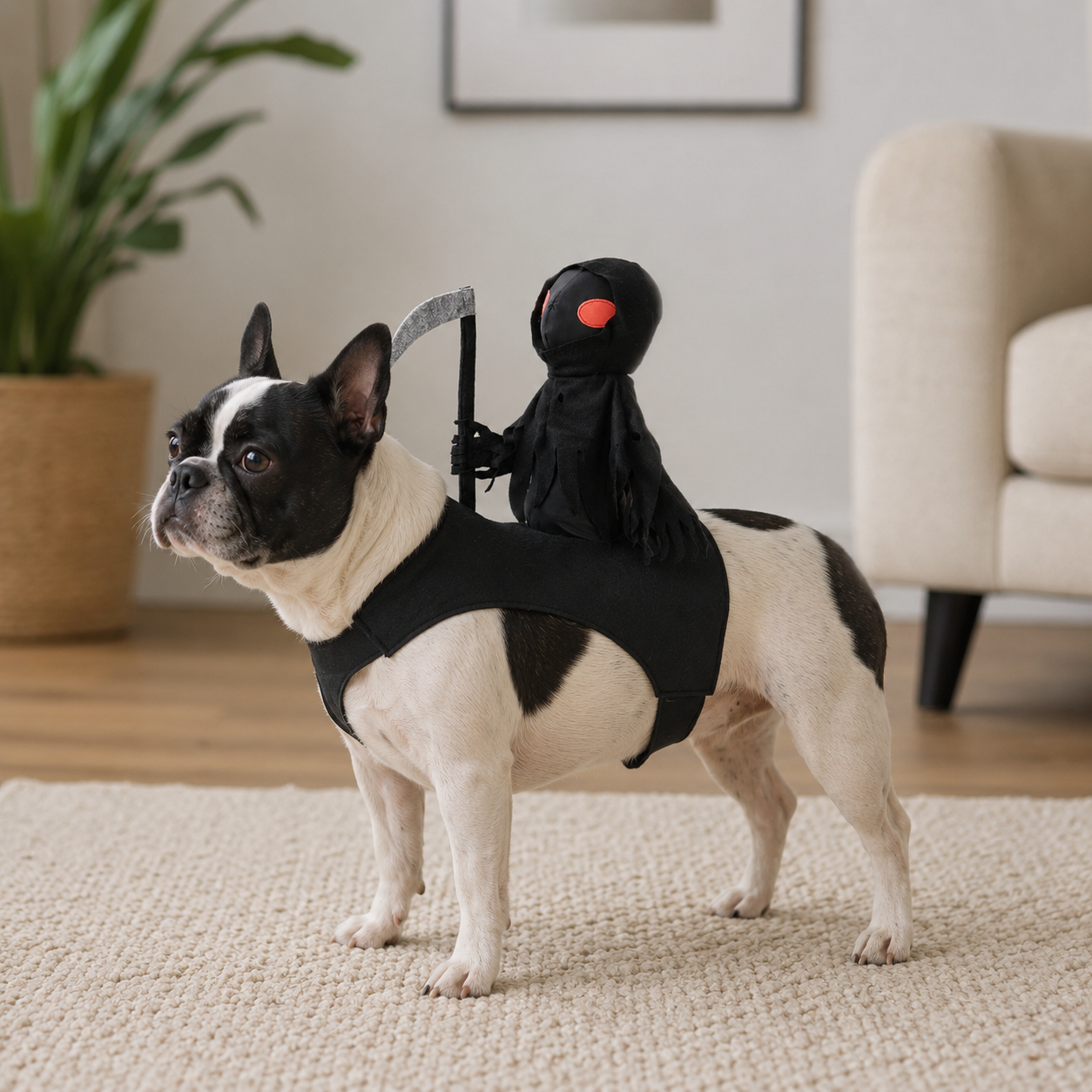 Grim Reaper Rider Pet Costume